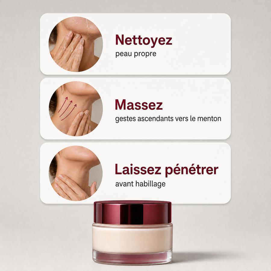 Crème pour le cou raffermissante — main:how_to