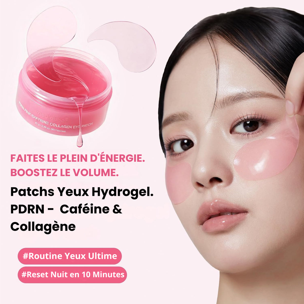 Patchs Éclat Regard — PDRN, Caféine & Collagène