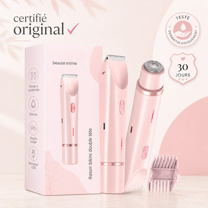 Rasoir Intime Femme Lunelya™ — Peau Lisse, Zéro Irritation